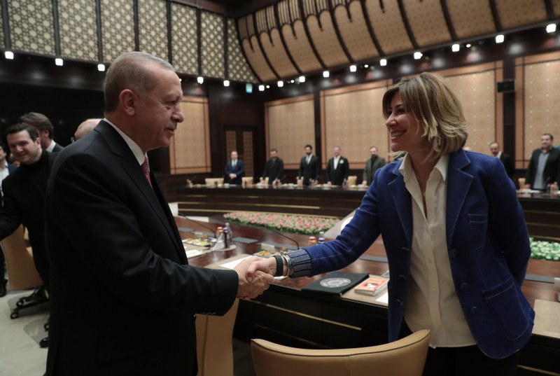 Beştepe'de sinema sektörünün yüzleri ağırlandı A24