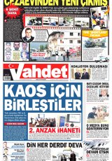 Vahdet Gazetesi Gazetesi