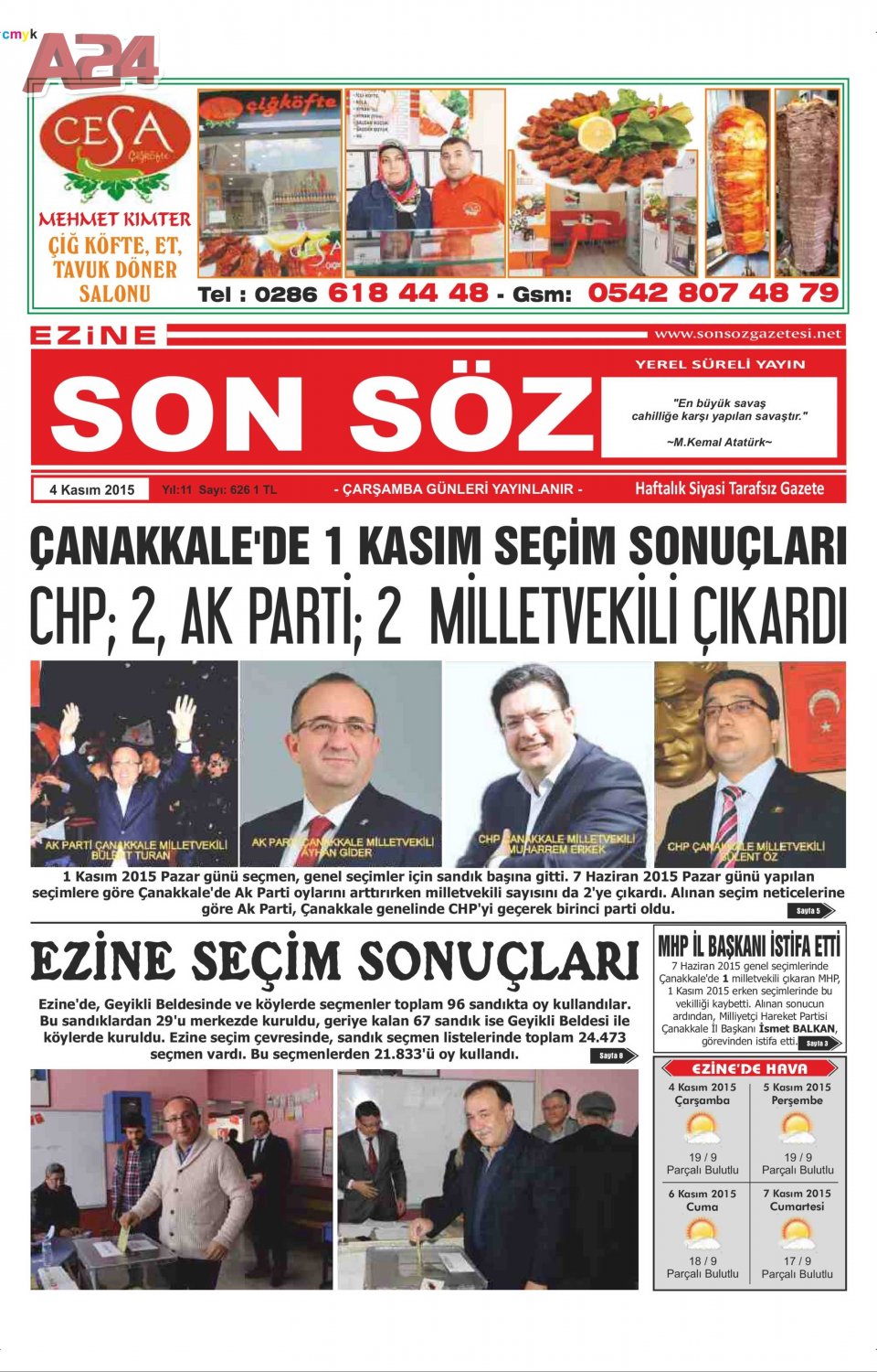 Ezine Son Söz Gazetesi