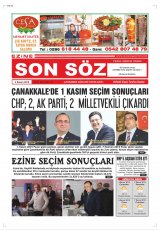 Ezine Son Söz Gazetesi Gazetesi