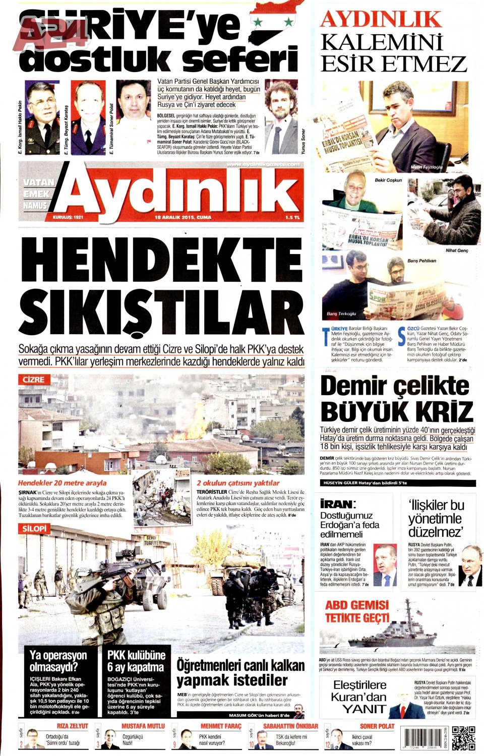 Aydınlık Gazetesi