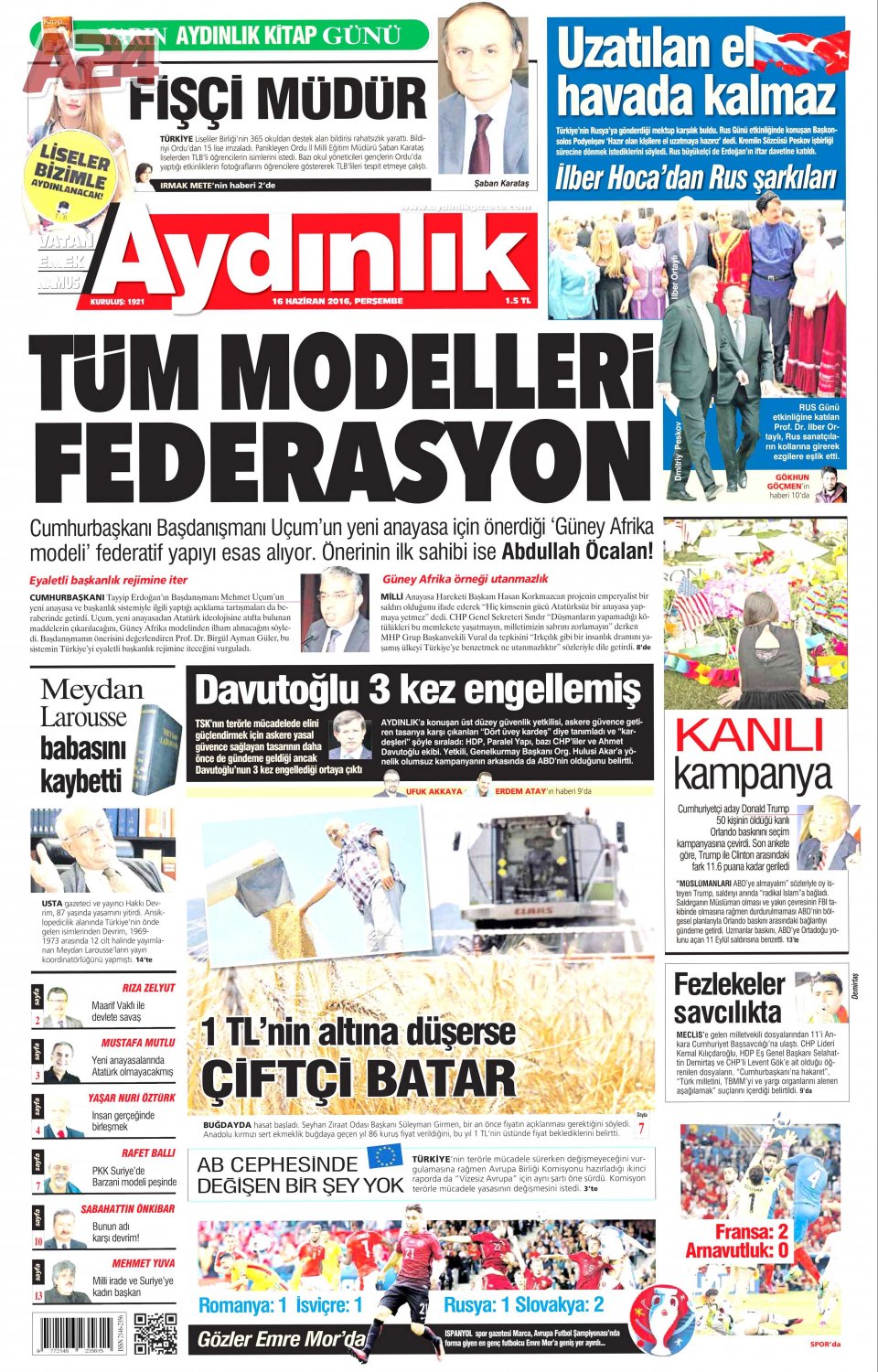 Aydınlık Gazetesi