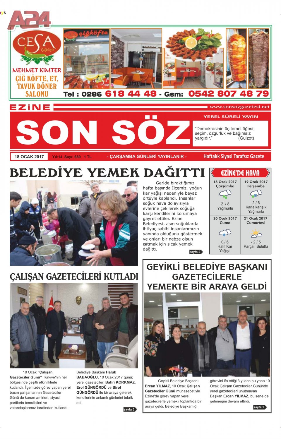 Ezine Son Söz Gazetesi