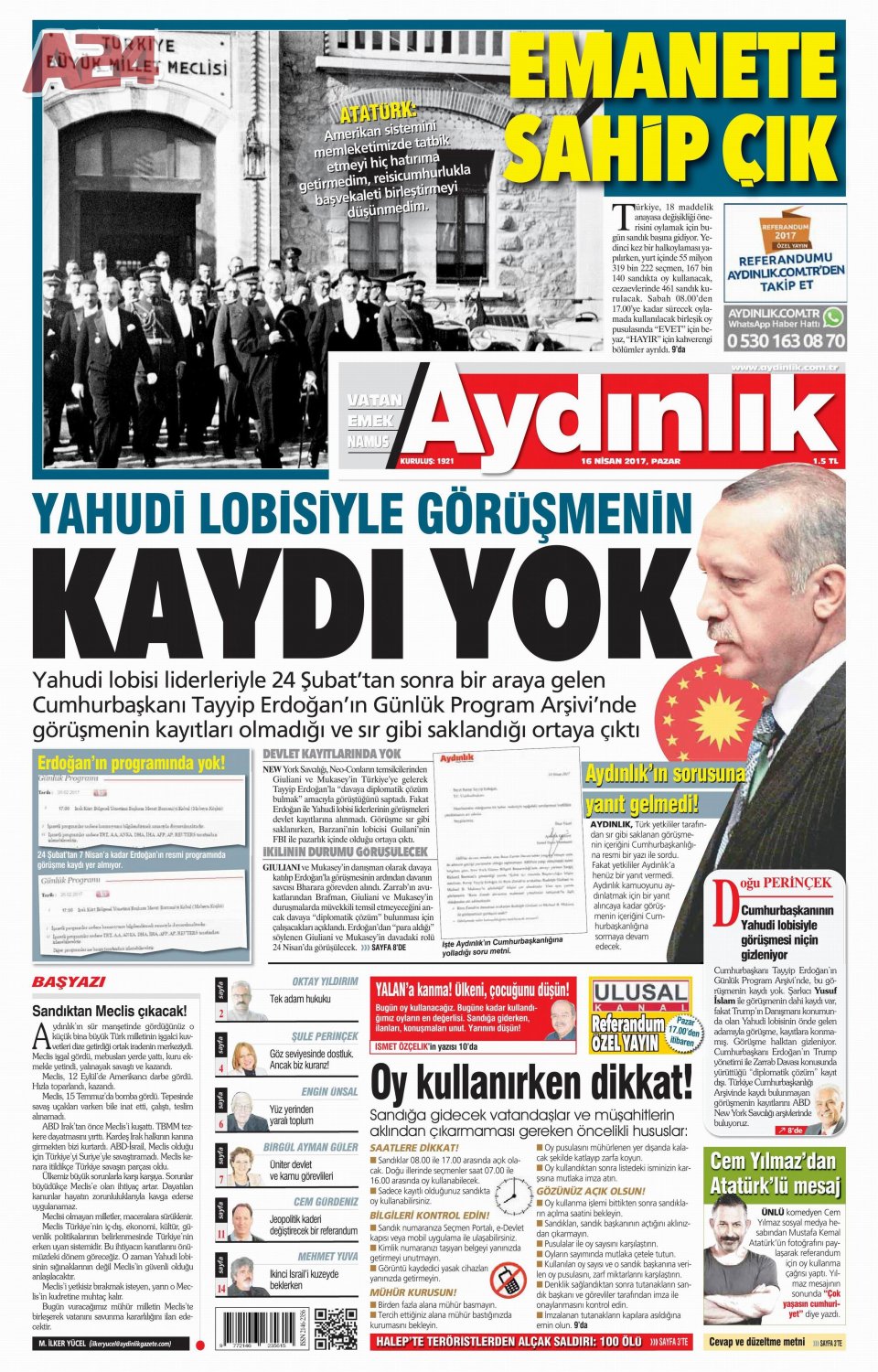 Aydınlık Gazetesi
