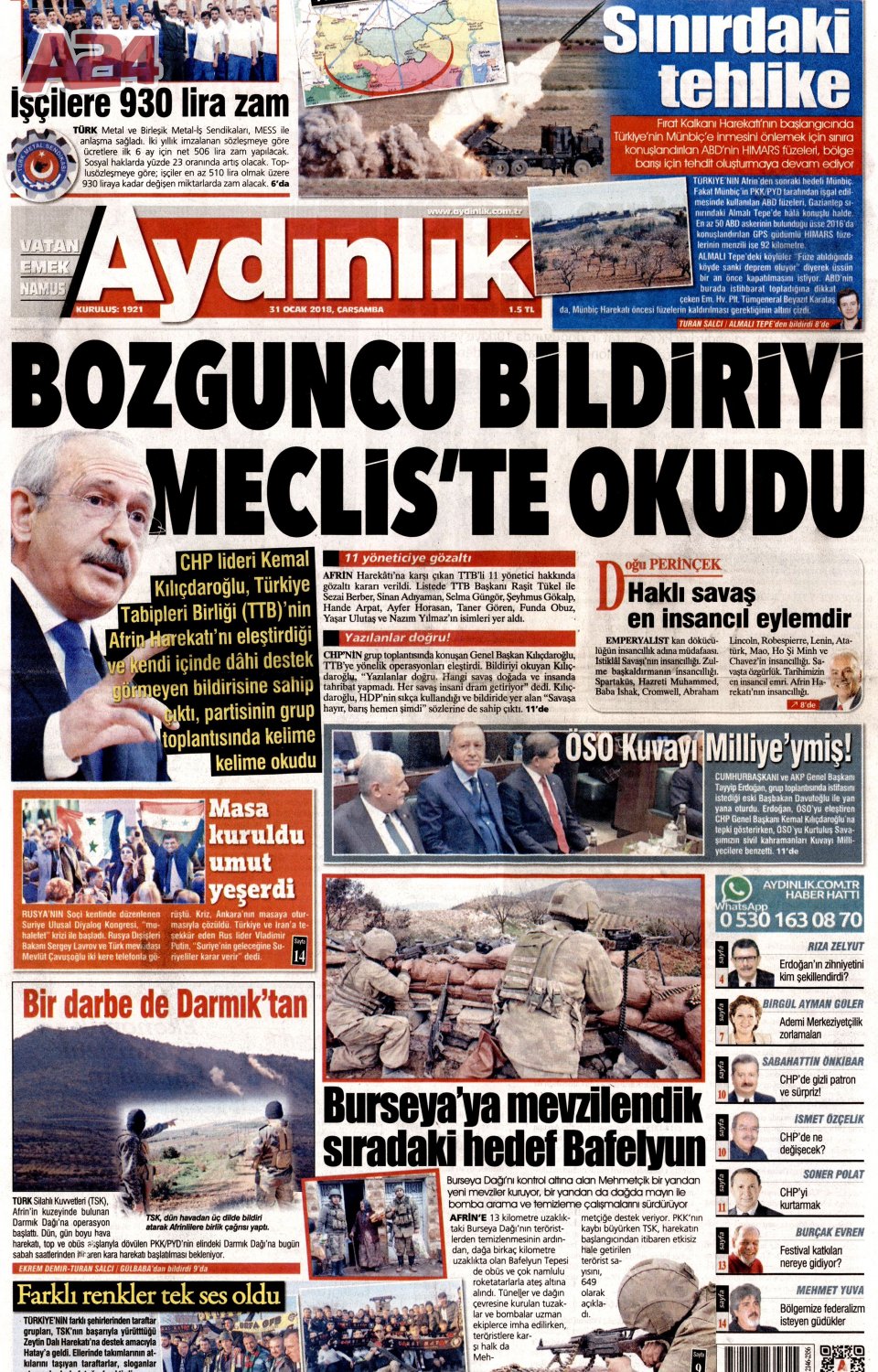 Aydınlık Gazetesi