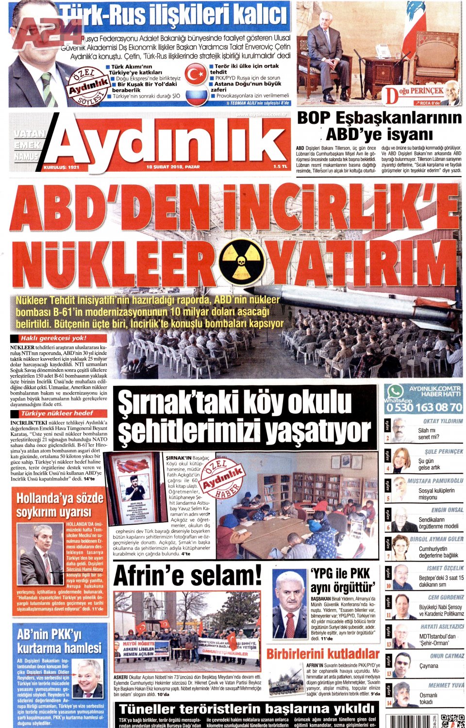 Aydınlık Gazetesi