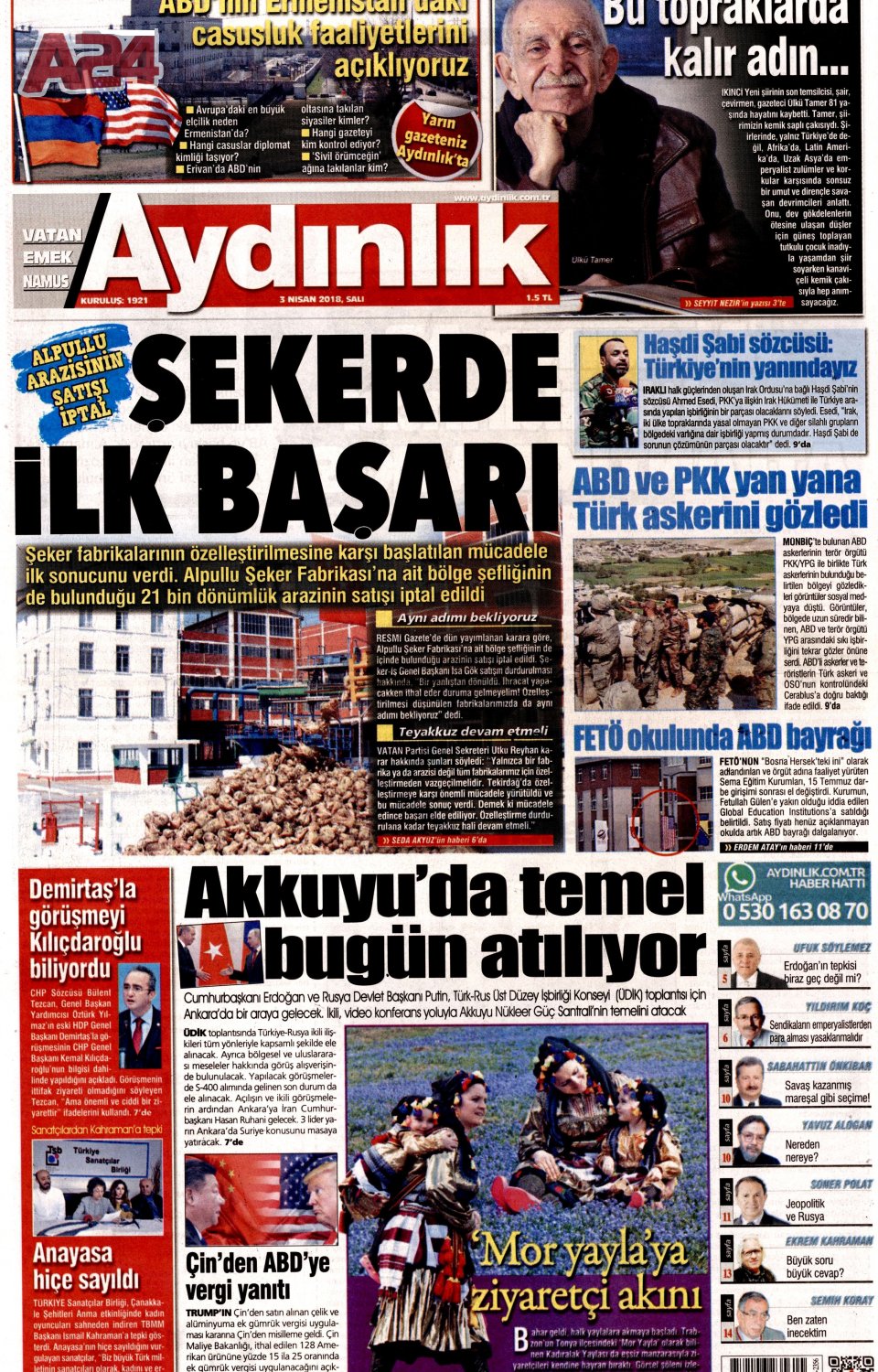 Aydınlık Gazetesi