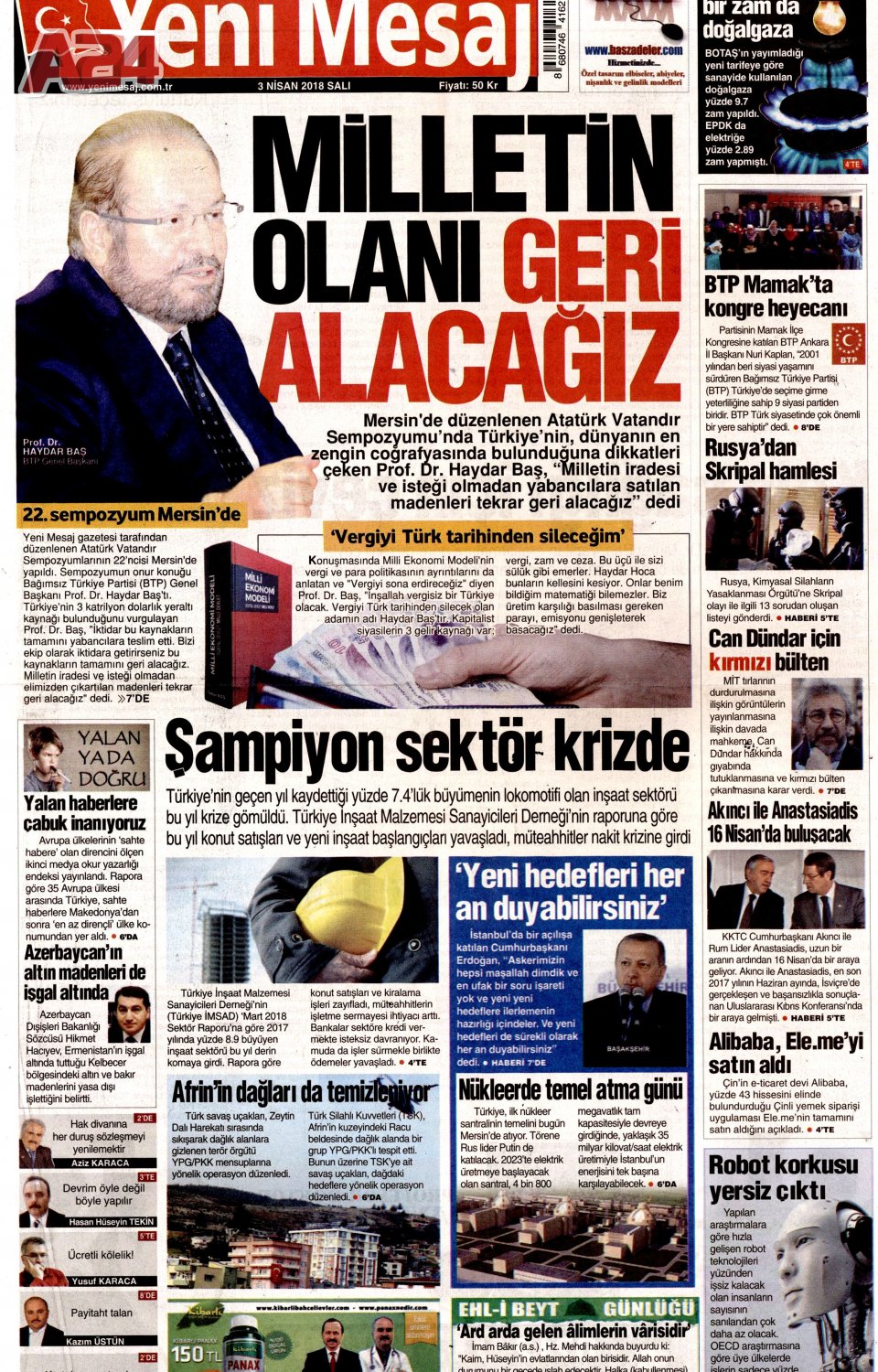 Yeni Mesaj