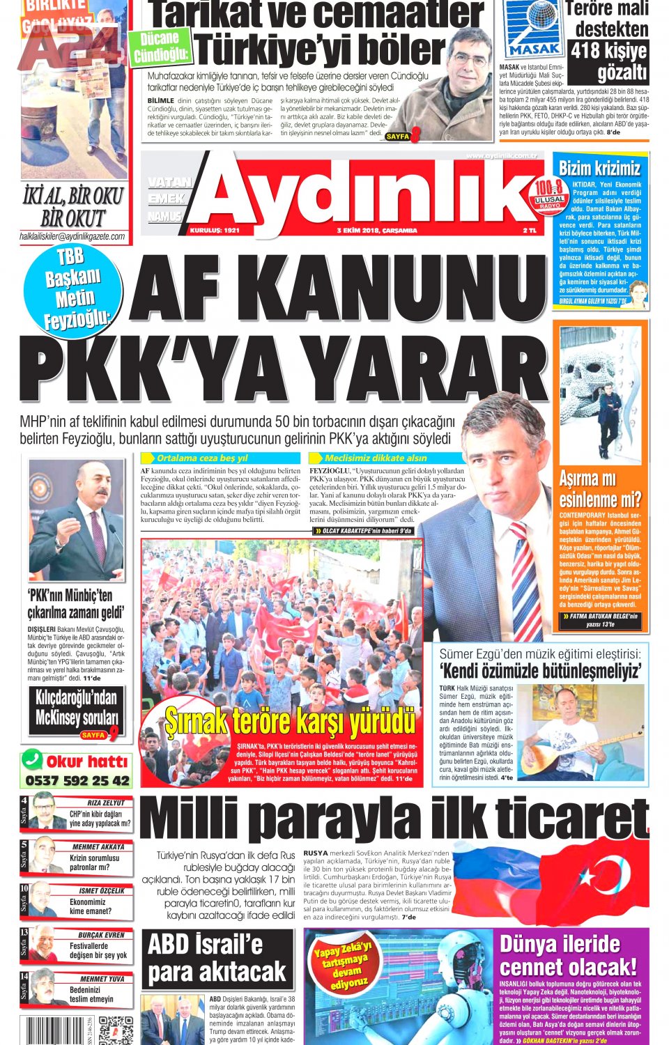 Aydınlık Gazetesi