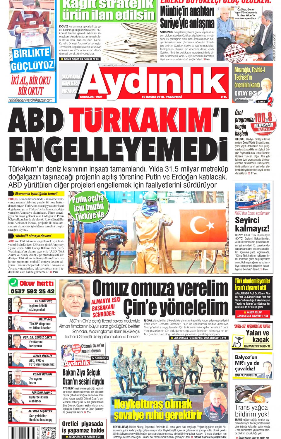 Aydınlık Gazetesi