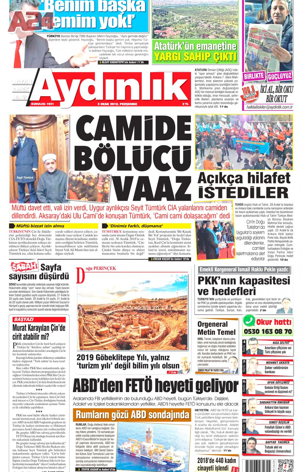 Aydınlık Gazetesi