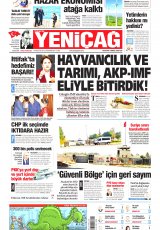 Türkiye&apos; de Yeniçağ Gazetesi
