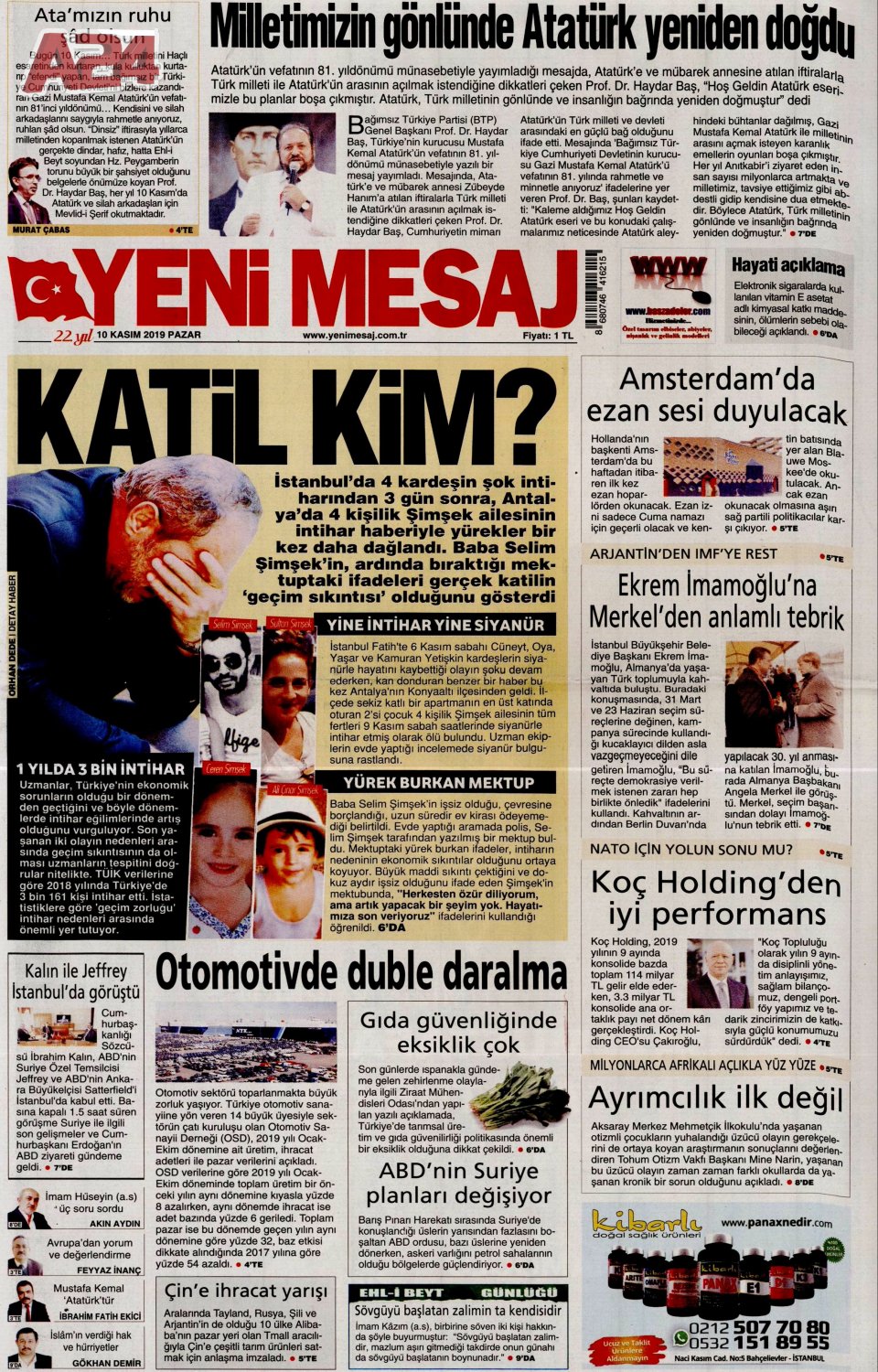 Yeni Mesaj